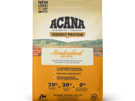 Acana Dry Dog Food Highest Protein Meadowland Online Sale