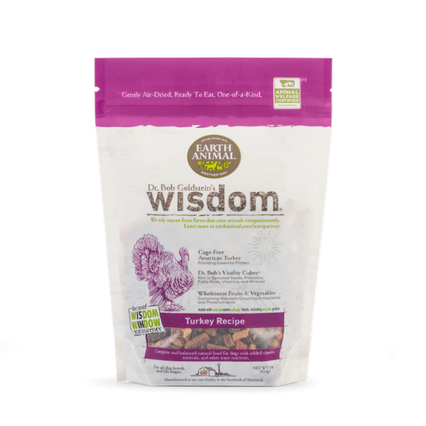 Earth Animal Wisdom Original 3 Part Turkey Dog Food Hot on Sale