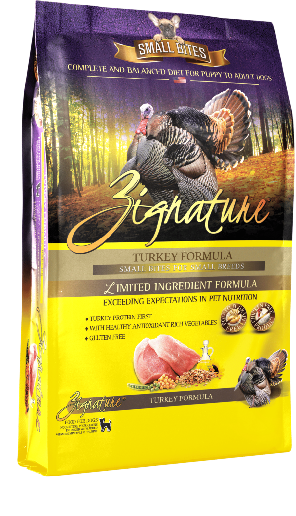 Zignature Dry Dog Food Small Bites Turkey For Discount