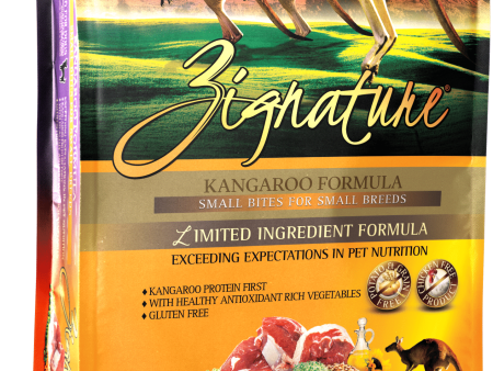 Zignature Dry Dog Food Small Bites Kangaroo Online now