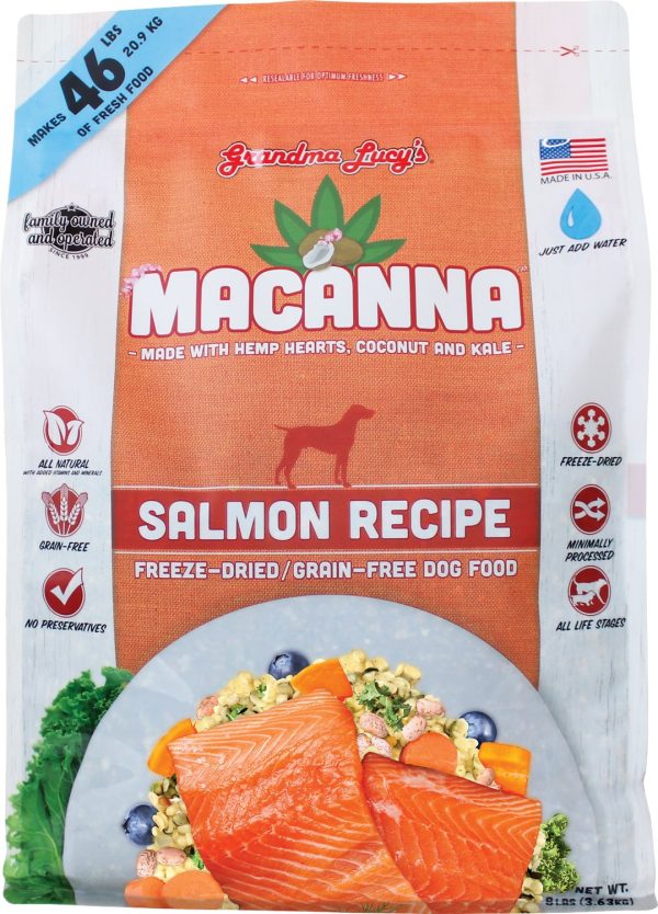 Grandma Lucy s Freeze Dried Dog Food Macanna Salmon Online Sale