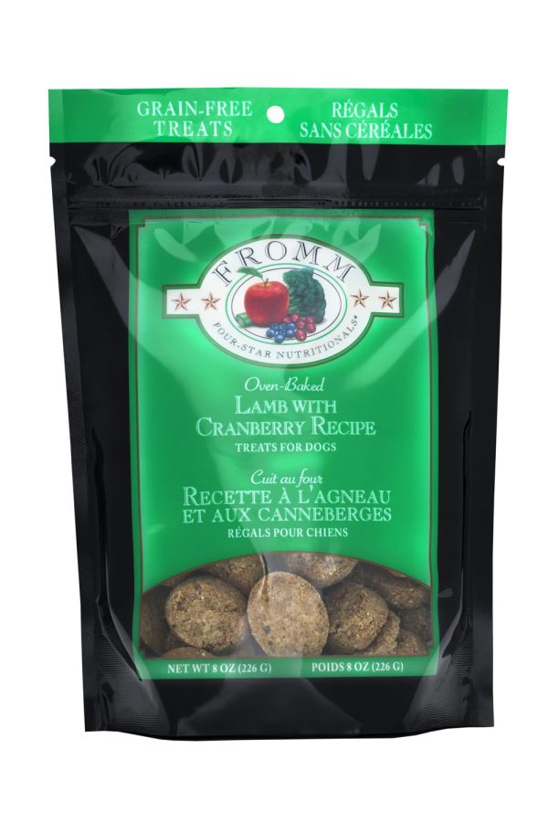 Fromm Lamb & Cranberry Treats 8oz Online Hot Sale