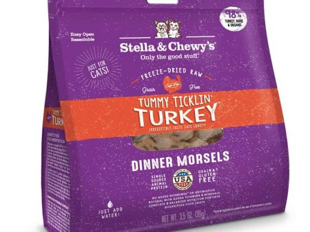 Stella & Chewy s Freeze Dried Cat Food Turkey 8oz Online now