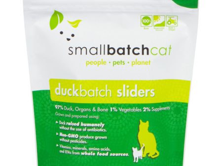 SmallBatch Cat Food Raw Duck Sliders 3lb Online Hot Sale