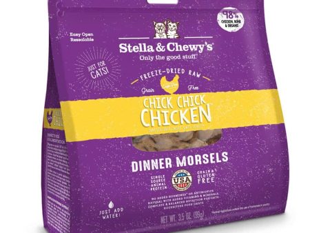 Stella & Chewy s Freeze Dried Cat Food Chicken 8oz For Discount