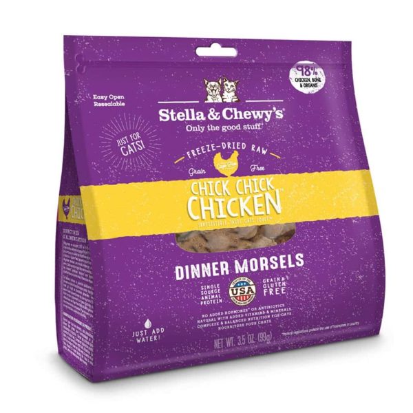 Stella & Chewy s Freeze Dried Cat Food Chicken 8oz For Discount