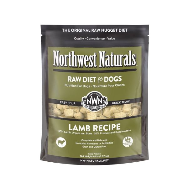 Northwest Naturals Raw Lamb Nuggets 6lb Cheap