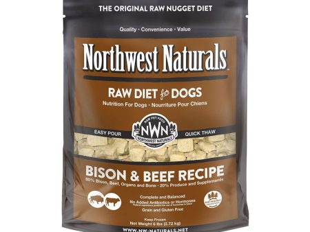 Northwest Naturals Raw Bison & Beef Nuggets 6lb For Cheap