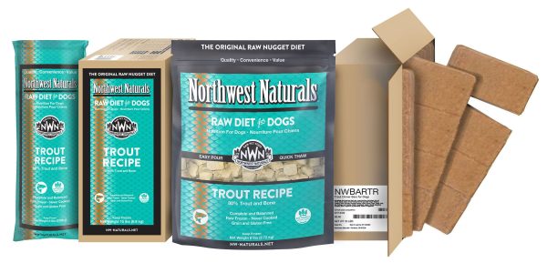 Northwest Naturals Raw Trout Nuggets 6lb Fashion