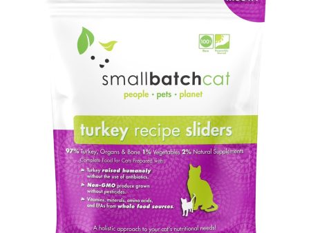 SmallBatch Cat Raw Turkey Sliders 3lb Online