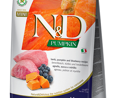 Farmina Dry Dog Food Lamb Pumpkin & Blueberry Mini For Cheap