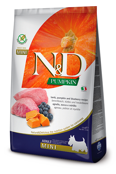 Farmina Dry Dog Food Lamb Pumpkin & Blueberry Mini For Cheap