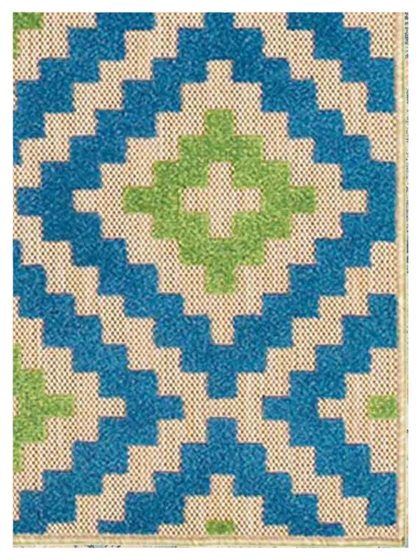 Oriental Weavers CAYMAN 2063Z Sand Blue Outdoor Machinemade Rug Online Sale