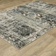 Oriental Weavers Gemini 2060V Charcoal Multi Casual Power-Loomed Rug Supply