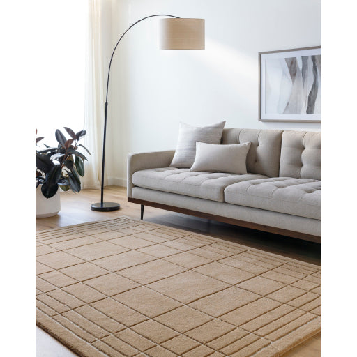 Surya Brook BKO-2338 Brown Modern Hand Tufted Rug Cheap