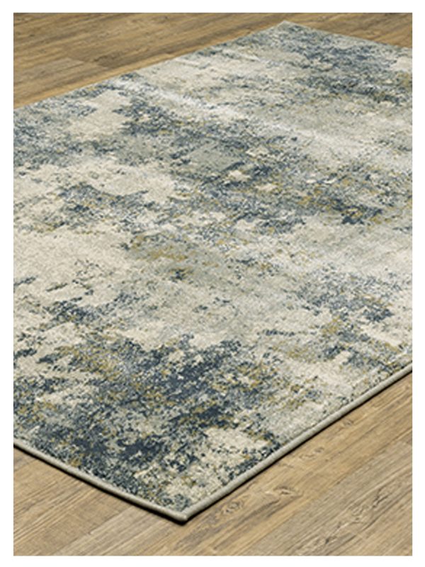 Oriental Weavers BRANSON BR12A Beige Blue Contemporary Machinemade Rug Online