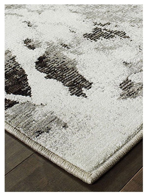 Oriental Weavers EVOLUTION 8035B Charcoal White Contemporary Machinemade Rug Online Sale