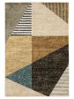 Oriental Weavers STRADA STR10 Gold Multi Contemporary Machinemade Rug Cheap