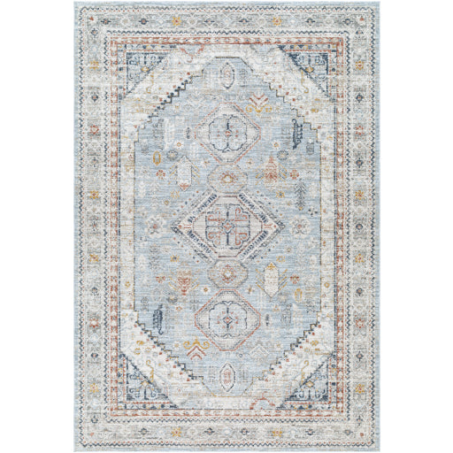 Surya Beckham BCM-2322 Ice Blue Traditional Machine Woven Rug Fashion