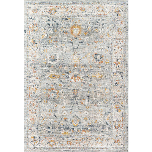 Surya Beckham BCM-2308 Medium Gray Traditional Machine Woven Rug Online now