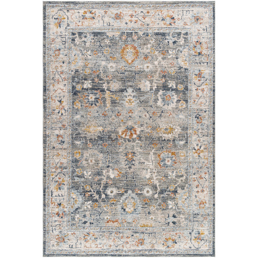 Surya Beckham BCM-2306 Medium Gray Traditional Machine Woven Rug For Sale