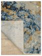 Oriental Weavers EVOLUTION 0980A Blue Gold Contemporary Machinemade Rug Fashion