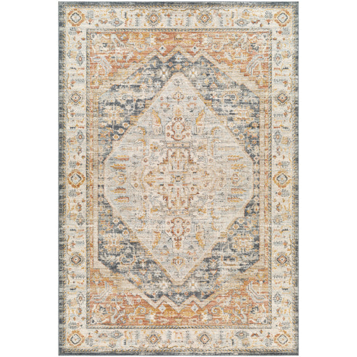 Surya Beckham BCM-2301 Charcoal Traditional Machine Woven Rug Online now