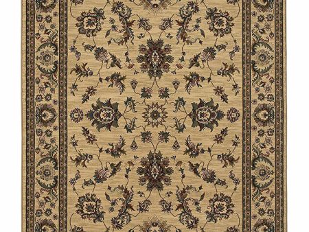 Oriental Weavers ARIANA 311I3 Ivory Green Traditional Machinemade Rug For Sale