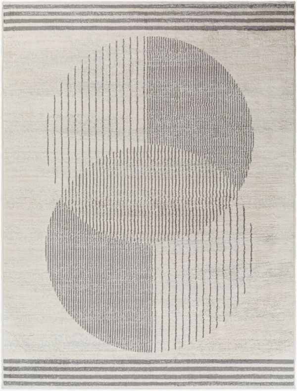 Surya Floransa FSA-2377 Cream Modern Machine Woven Rug Hot on Sale