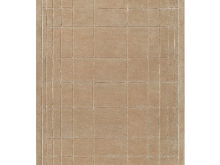 Surya Brook BKO-2338 Brown Modern Hand Tufted Rug Cheap