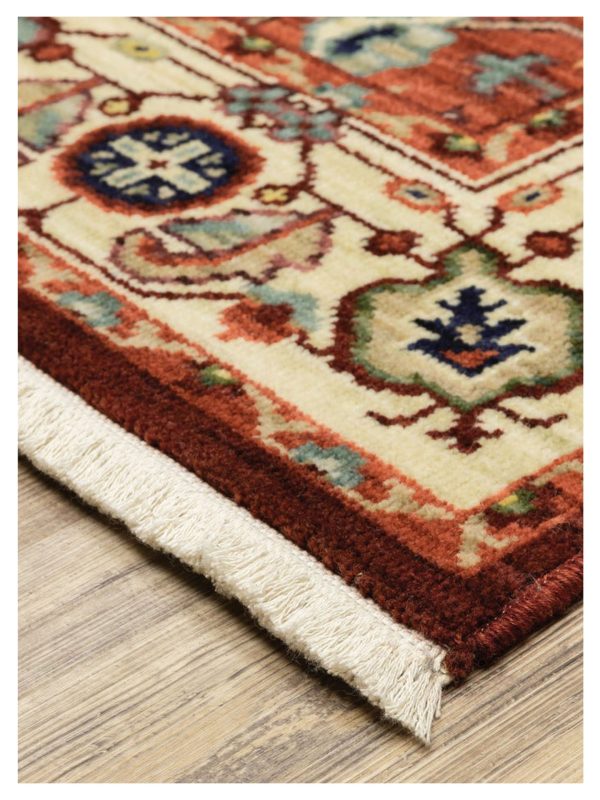 Oriental Weavers LILIHAN 5502C Red Ivory Traditional Machinemade Rug Online