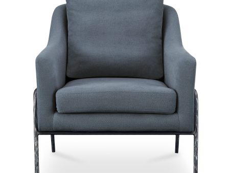 Moes Home Accent Chairs ARCHER Blue  Rustic Furniture Sale