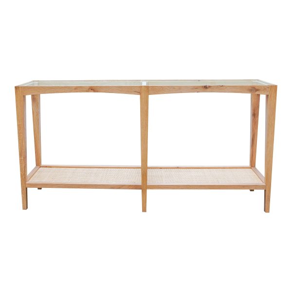 Moes Home Console Tables Harrington Natural  Rustic Furniture Supply