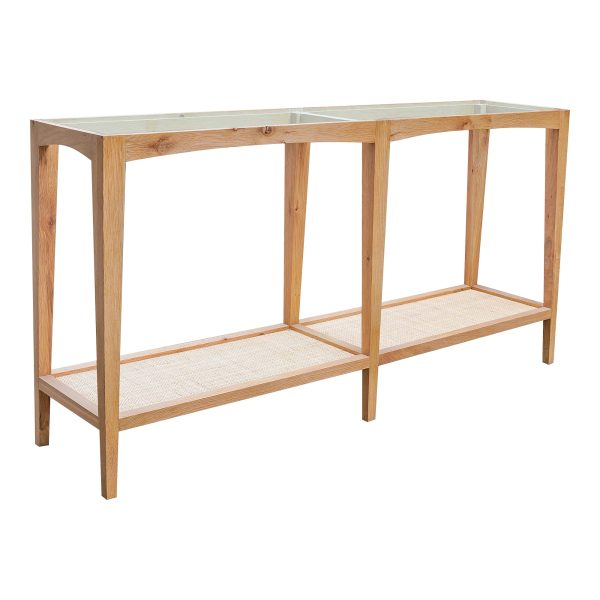 Moes Home Console Tables Harrington Natural  Rustic Furniture Supply