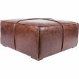 Moes Home Ottomans Kapa Brown  Industrial Furniture For Discount