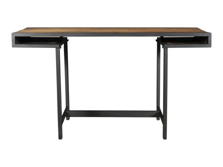 Moes Home Desks Parliament Brown  Industrial Furniture Sale