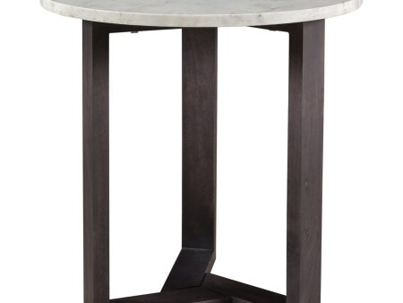 Moes Home Side Table Jinxx Grey  Scandinavian Furniture For Discount