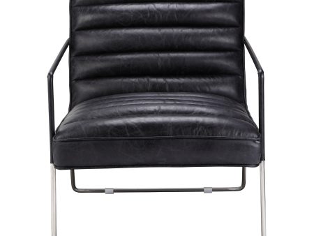 Moes Home Accent Chairs DESMOND Black  Modern Furniture Cheap