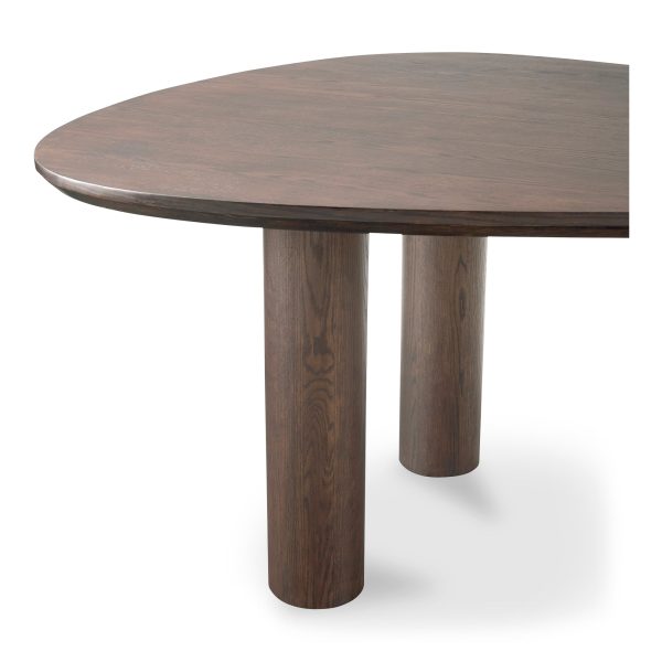 Moes Home Dining Tables FINLEY Brown  Contemporary Furniture Online