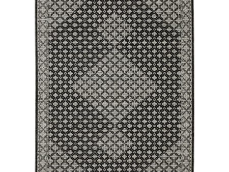 Oriental Weavers Chamberlain CH04A Black Grey Traditional Machine-Print Rug Online Hot Sale