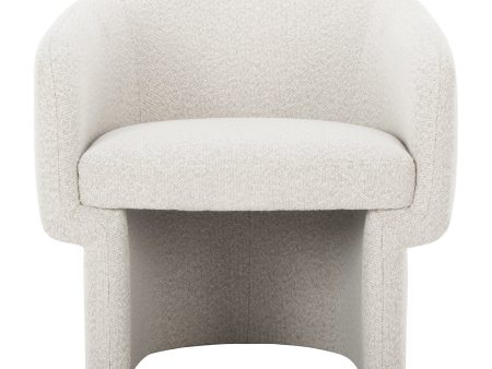 Moes Home Accent Chairs Franco White  Art Deco Furniture Online Sale