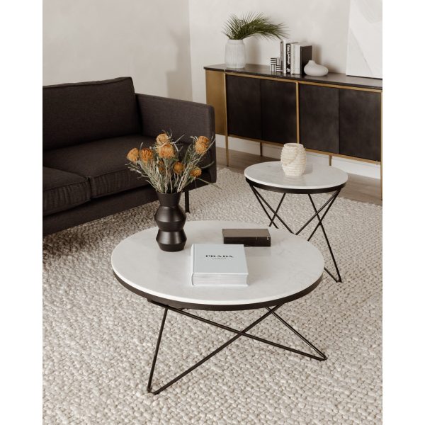 Moes Home Side Table Haley Black  Contemporary Furniture Fashion