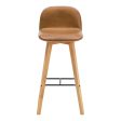 Moes Home Bar Stools Napoli Brown  Scandinavian Furniture on Sale