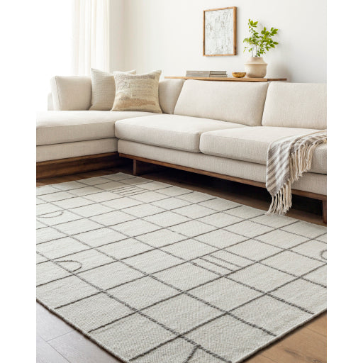 Surya Marcela MCL-2305 Cream Modern Hand Woven Rug Online now