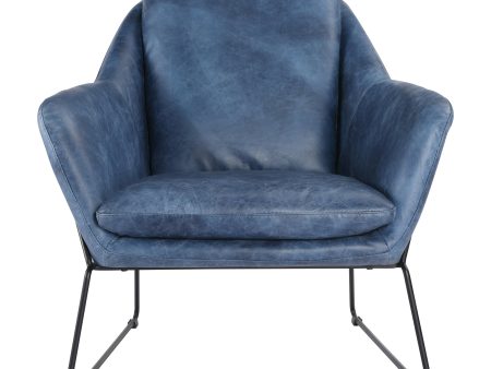 Moes Home Accent Chairs Greer Blue  Modern Furniture Online Hot Sale