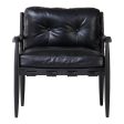 Moes Home Accent Chairs Turner Black  Modern Furniture For Cheap