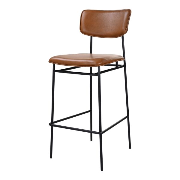 Moes Home Bar Stools Sailor Brown  Modern Furniture Sale