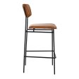 Moes Home Bar Stools Sailor Brown  Modern Furniture Sale