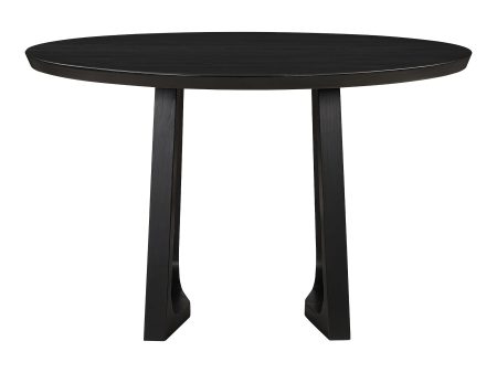 Moes Home Dining Tables Silas Black  Mid-Century Modern Furniture Cheap