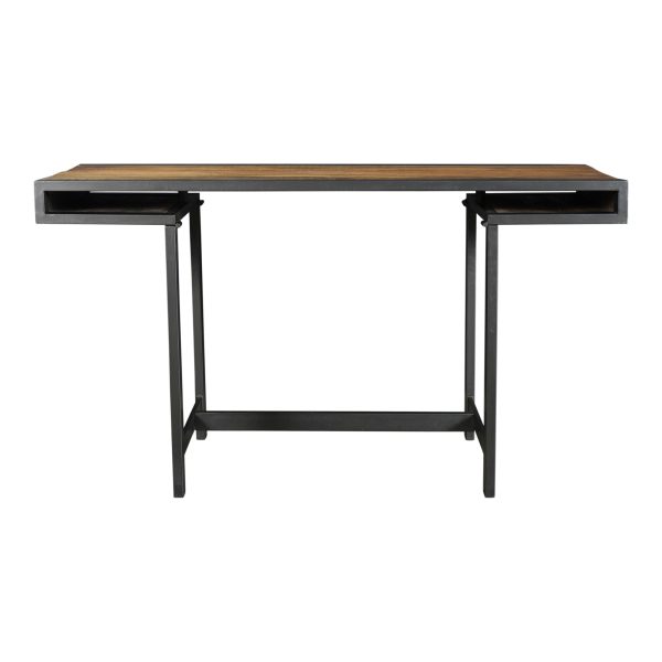 Moes Home Desks Parliament Brown  Industrial Furniture Sale